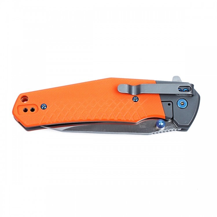 Складной нож Ganzo G7491-OR, оранжевый - фото 6
