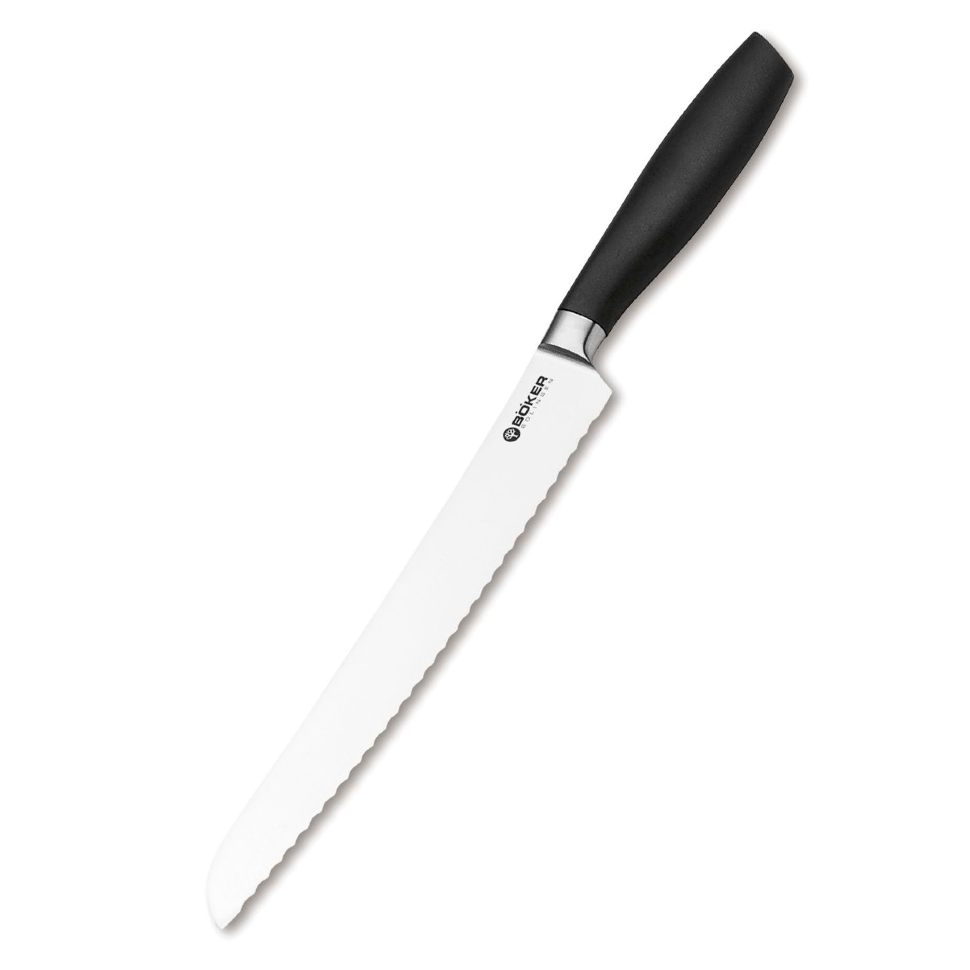 Кухонный хлебный нож Bker Core Professional Bread Knife, 220 мм, сталь X50CrMoV15, рукоять пластик
