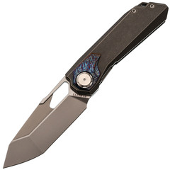 Фото Складной нож Remette Peregrine Falcon, сталь M390, рукоять серый титан/тимаскус