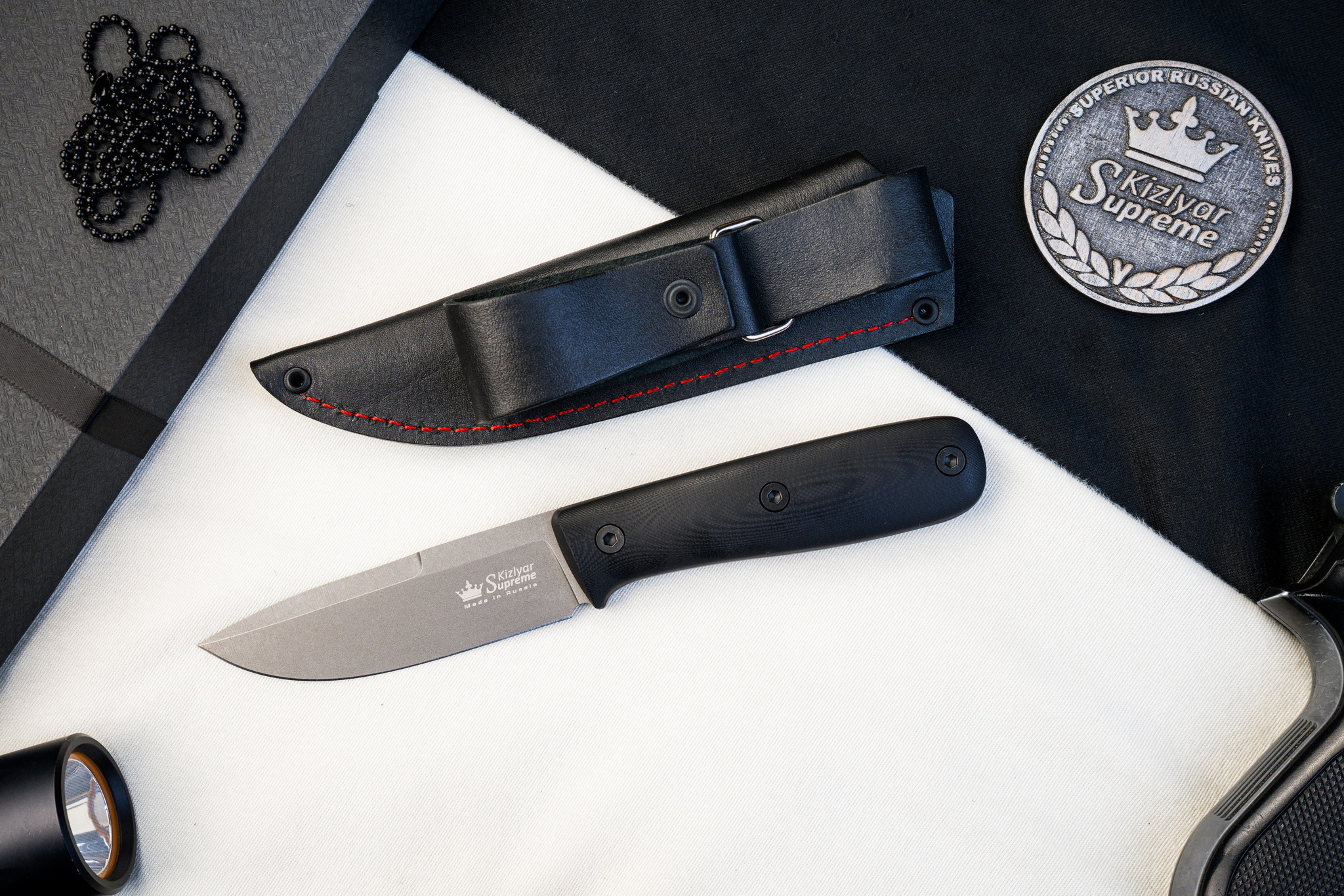 

Туристический нож Kizlyar Supreme Colada TW, сталь PGK, рукоять G10, ограниченное издание