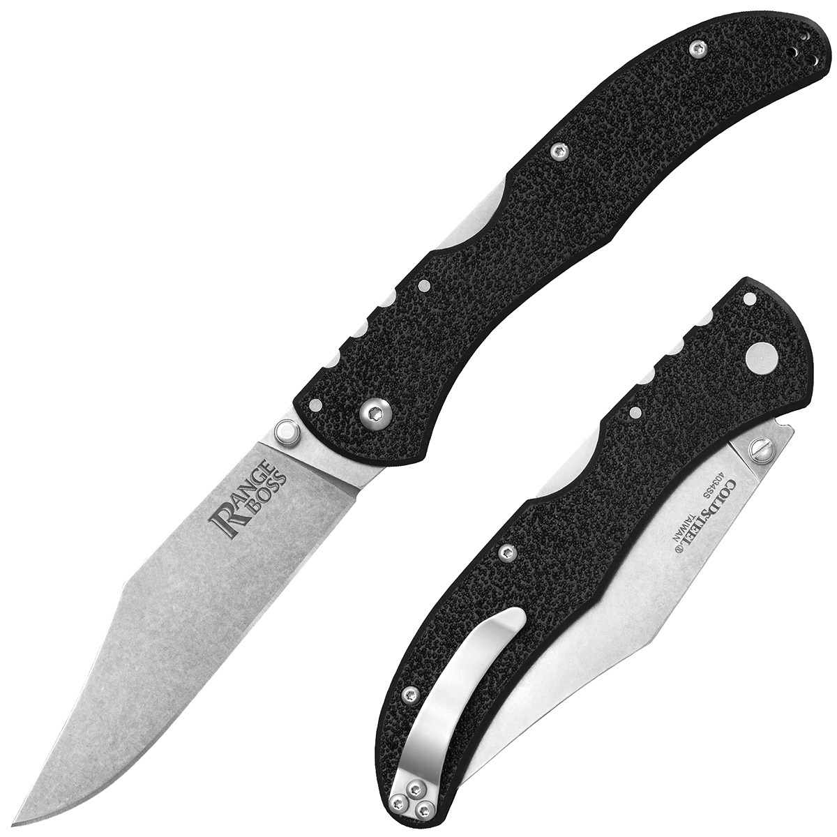 Складной нож Cold Steel Range Boss Black, сталь 4034SS, рукоять черный пластик