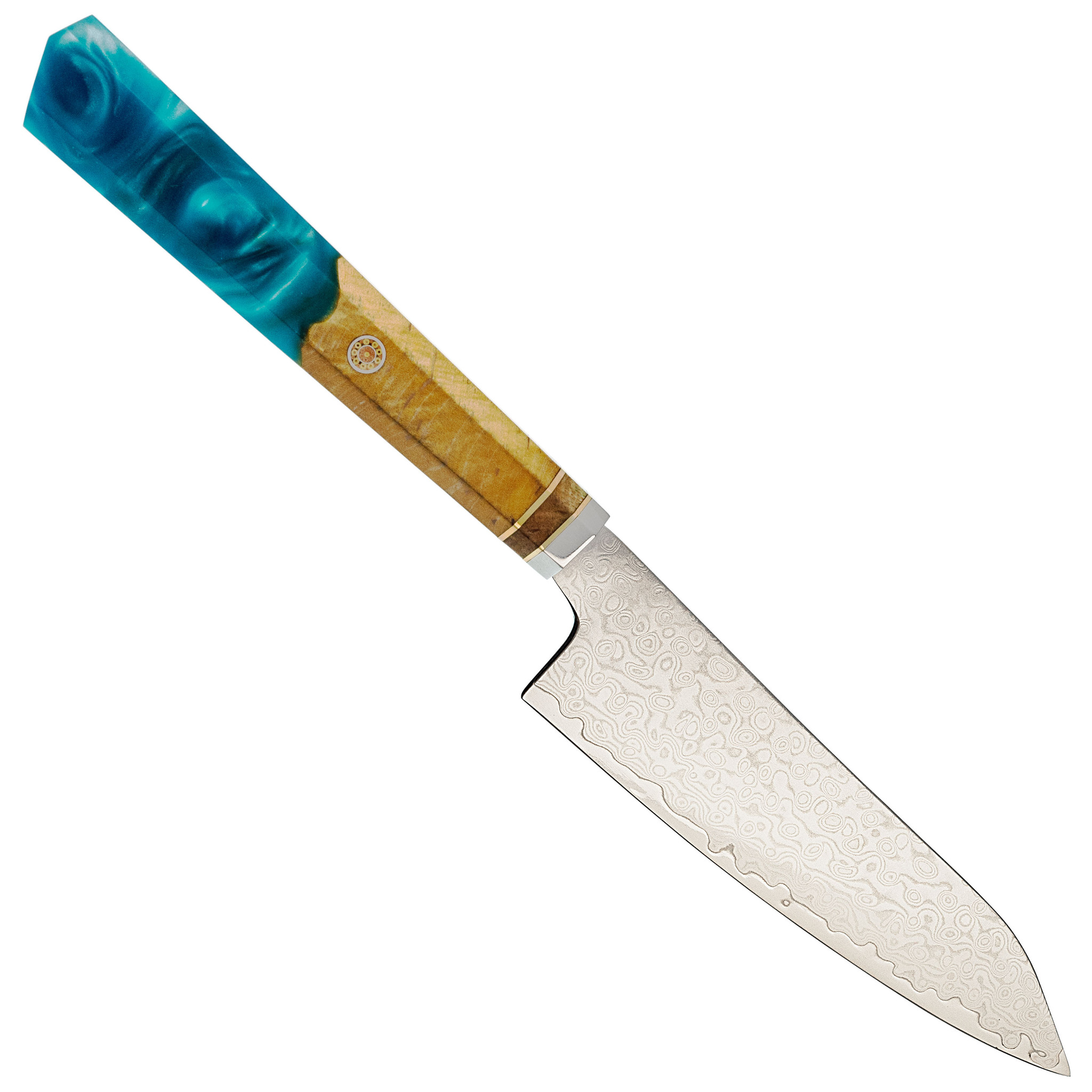 Кухонный нож Tuotown, сталь VG10, рукоять дерево/эпоксидка - фото 3
