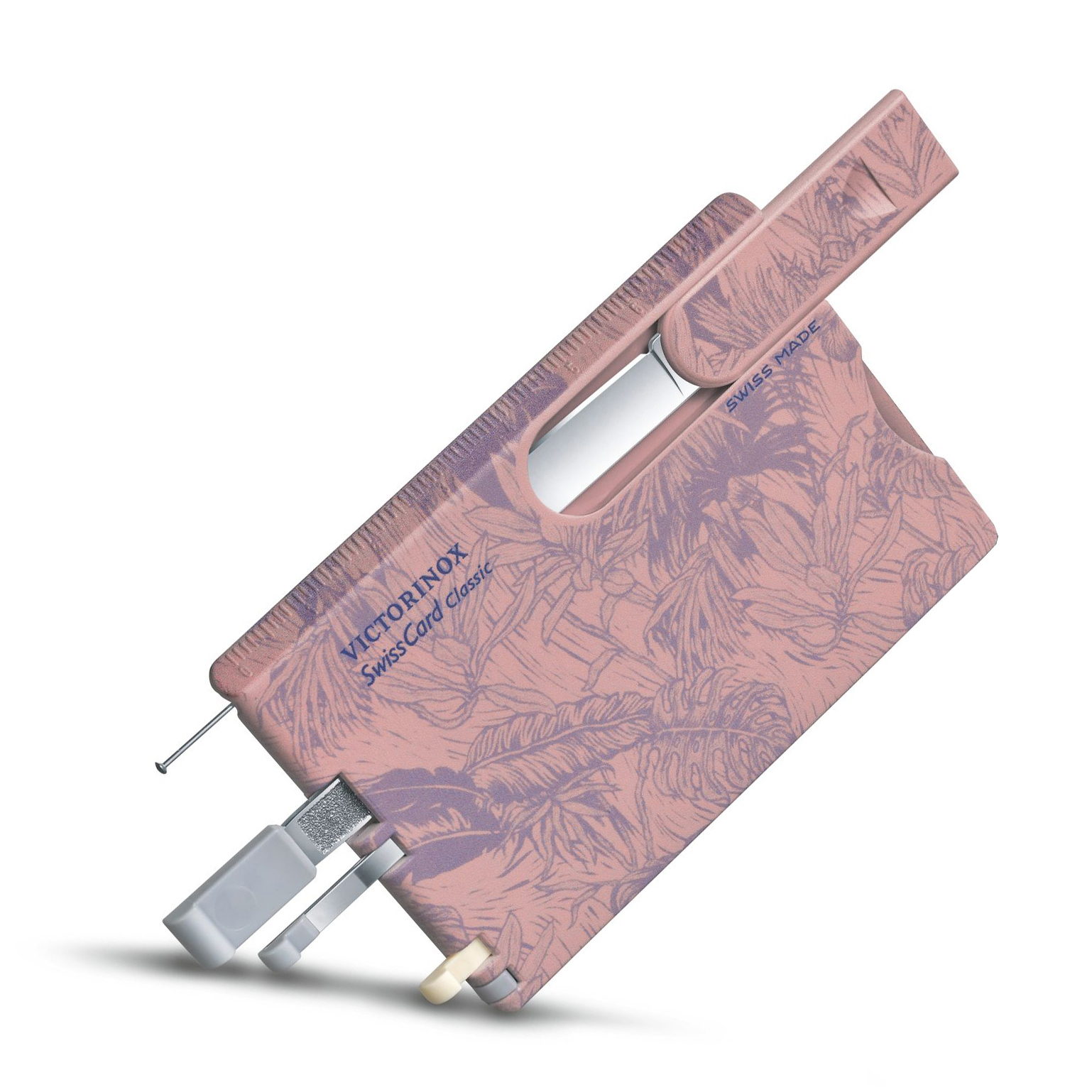 Швейцарская карта Victorinox SwissCard Classic, сталь X50CrMoV15, рукоять ABS-Пластик, розовый от Ножиков
