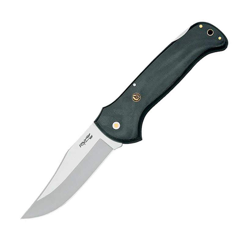 фото Складной нож fox forest, сталь n690, рукоять микарта, черный