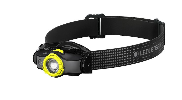 Фонарь светодиодный налобный LED Lenser MH5, черно-желтый, 400 лм, аккумулятор