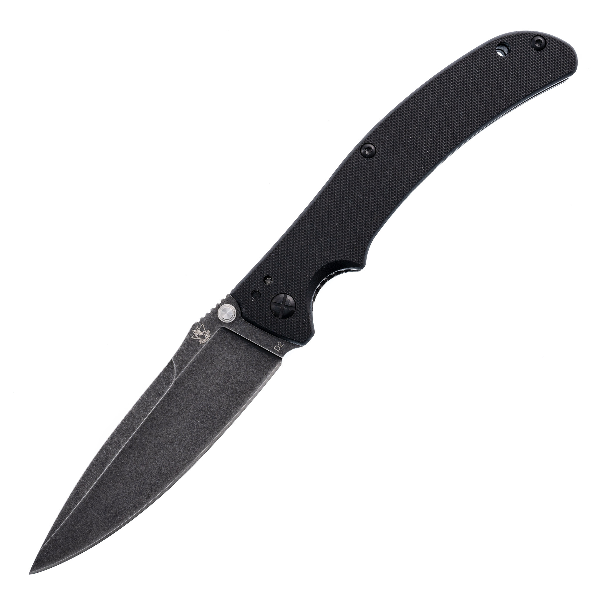 Складной нож Кедр-2, сталь D2, рукоять G10, Blackwash