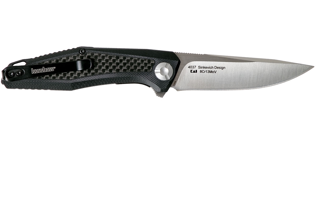 Нож складной Atmos - Kershaw 4037, сталь 8Cr13MoV, рукоять G10/карбон - фото 7