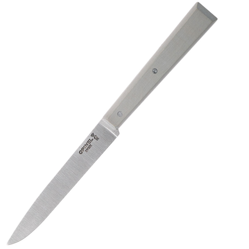 Нож столовый Opinel №125, нержавеющая сталь, серый - фото 1