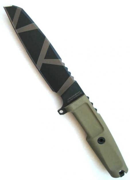 Нож с фиксированным клинком Extrema Ratio Task Desert Warfare, сталь Bhler N690, рукоять прорезиненный форпрен - фото 1