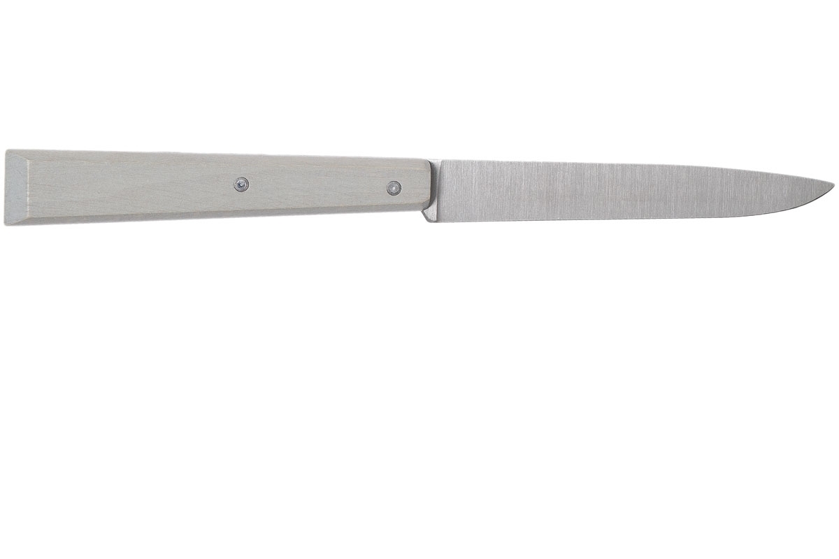 Нож столовый Opinel №125, нержавеющая сталь, серый - фото 5