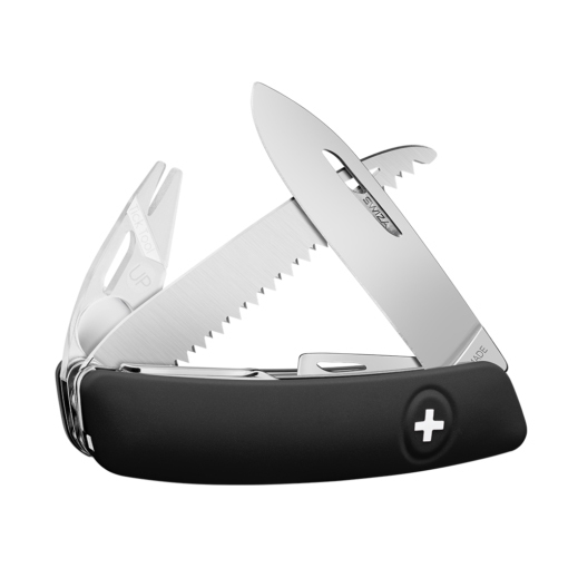 Швейцарский нож SWIZA TT05 Tick Tool, 95 мм, 12 функций, черный - фото 2