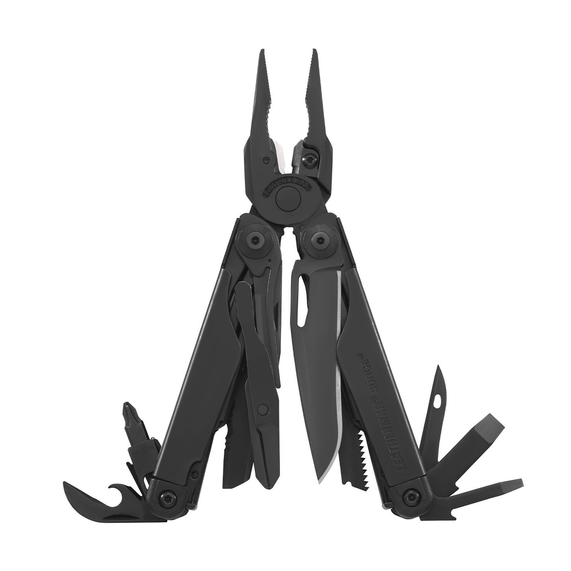 Мультитул Leatherman Surge black, 21 инстр, 11,5см, чехол нейлон