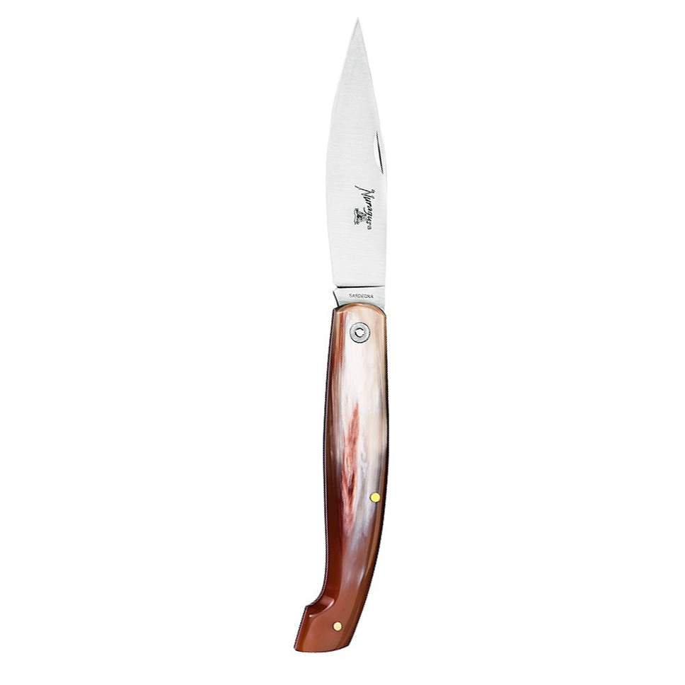 Складной нож NURAGUS, сталь 420C, клинок 11,5 см, рукоять рог - фото 4