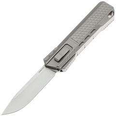 Фото Гравитационный нож Remette Sharp Leopard, сталь M390, рукоять титан, серый