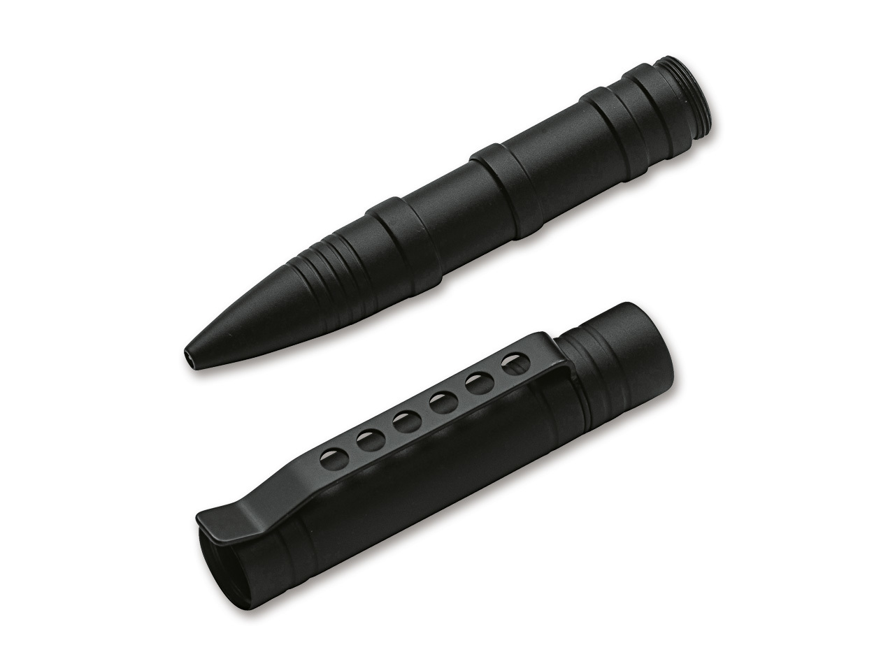 Тактическая ручка Boker Quest Commando Pen, алюминий, цвет черный. Фото №2
