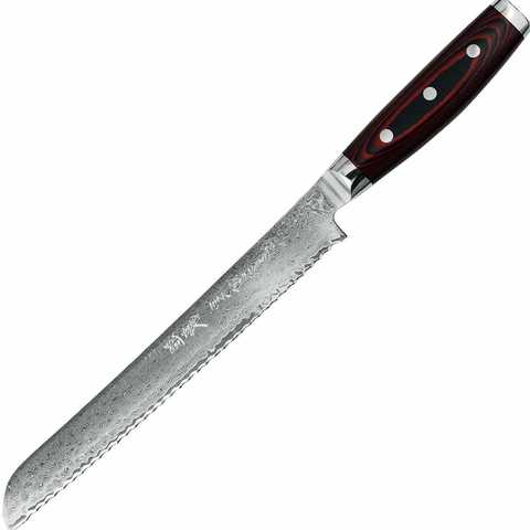 Нож для хлеба 23 см, серия GOU 161 дамасская сталь