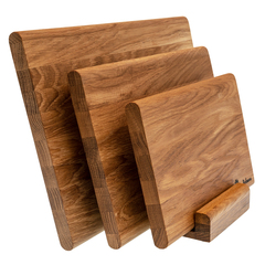 Фото Комплект из 3-х разделочных досок Woodinhome CB001ONKIT3, дуб