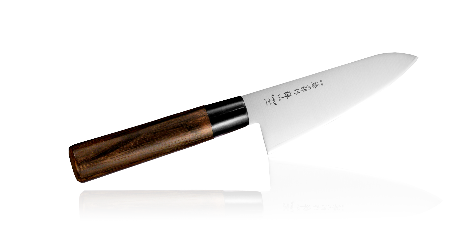 Нож Шефа ZEN, Tojiro, FD-563, сталь VG-10, коричневый