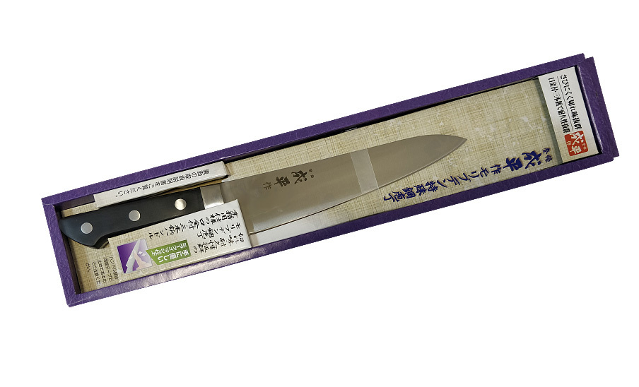 Нож Шефа Narihira, Tojiro, FC-43, сталь AUS-8,чёрный - фото 2