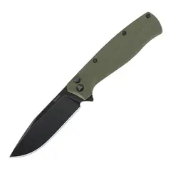 Фото Складной нож SRM 221X-GP blackwash сталь 14C28N, рукоять OD Green G10