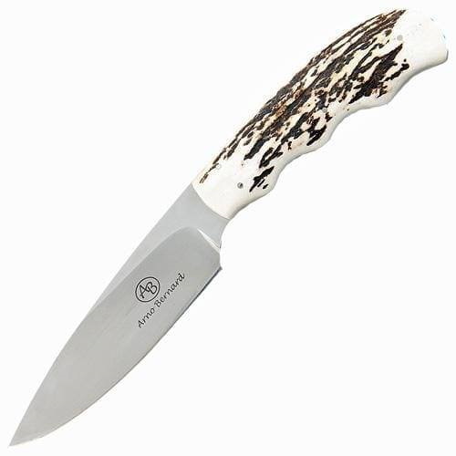 Нож с фиксированным клинком Arno Bernard Eland, сталь N690, рукоять олений рог нож с фиксированным клинком gerber river shorty