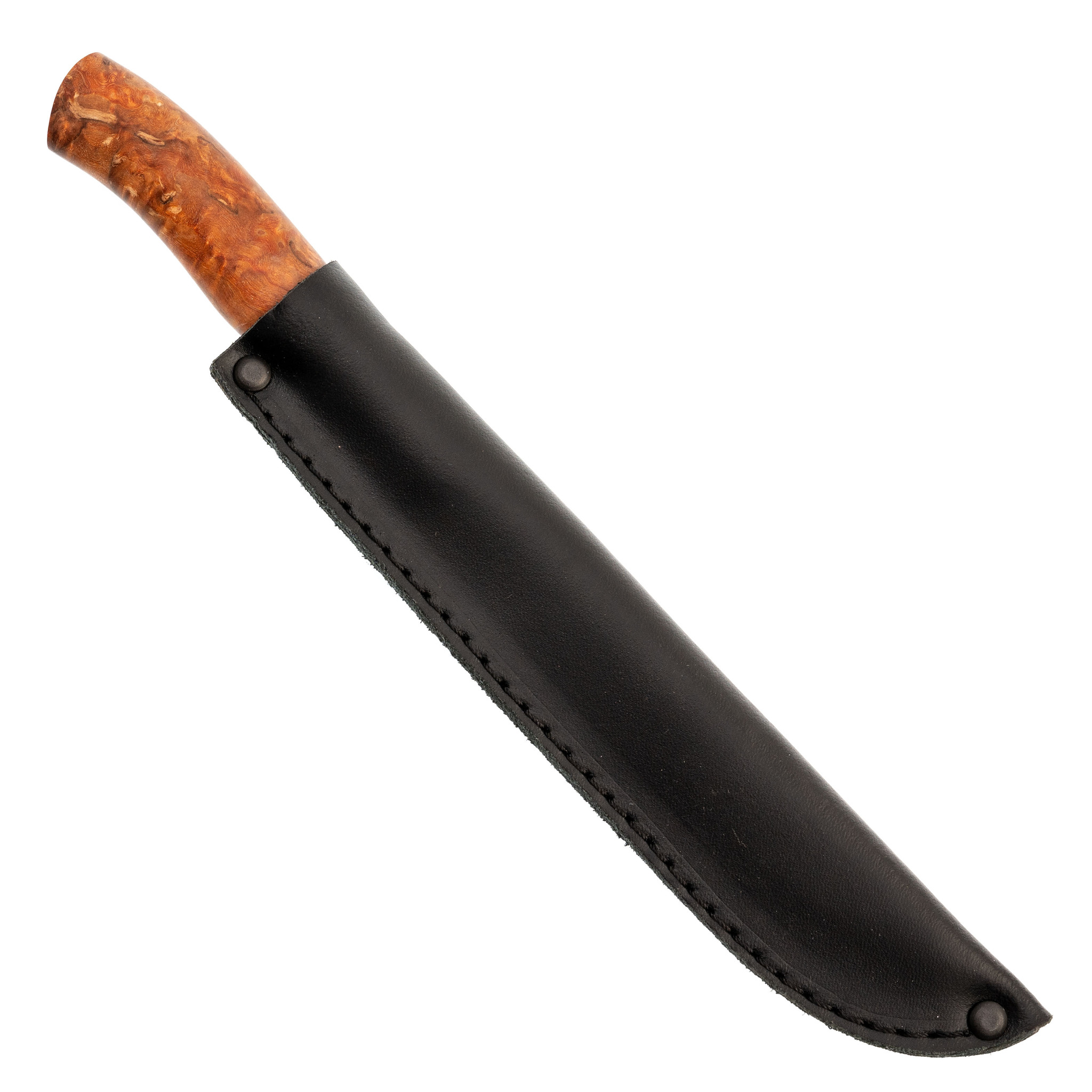 Нож кухонный Универсал-1  Х12МФ, карельская береза, латунь - фото 6