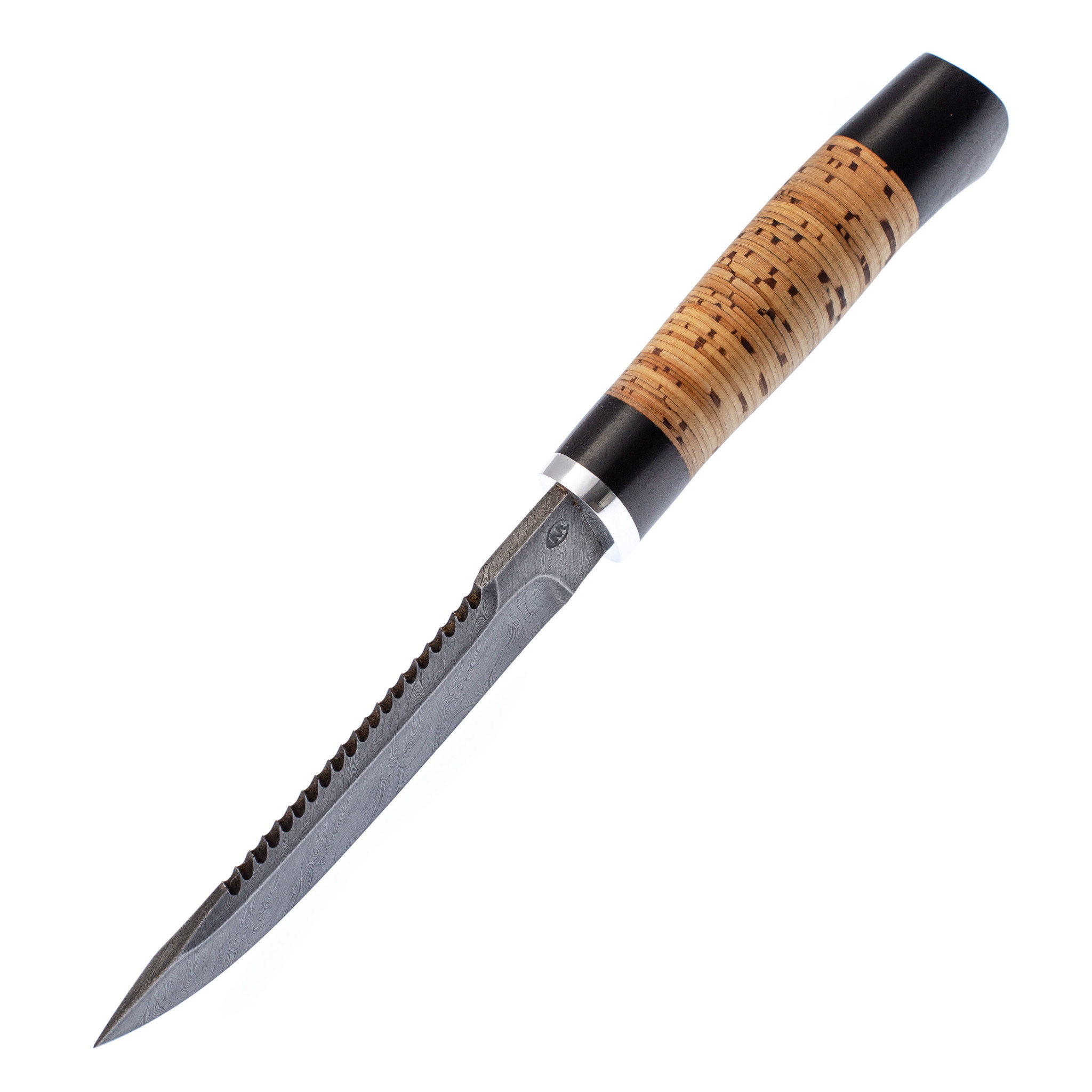 Нож Судак, дамасская сталь - фото 4