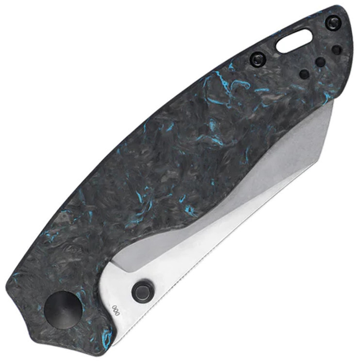 Складной нож Kizer Towser K Stonewash, сталь Elmax, рукоять карбон - фото 4