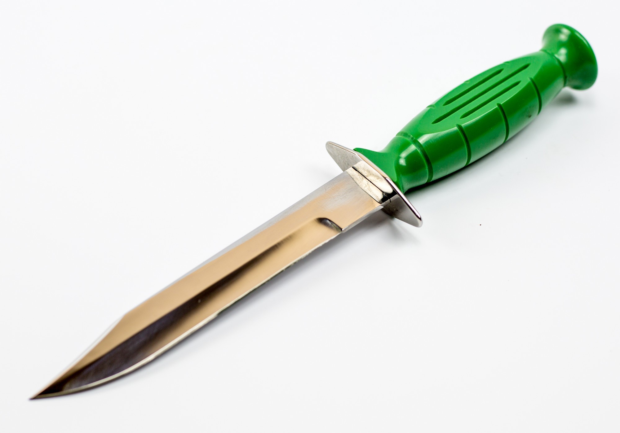 Нож НР-43 Вишня, зеленая, полированная