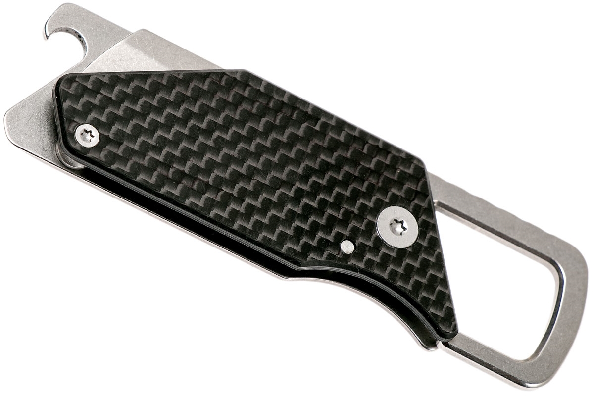 Складной нож Sinkevich Design Pub, Carbon Fiber - KERSHAW 4036CF, сталь клинка 8Cr13MoV (Stonewashed), рукоять карбон/сталь, чёрный - фото 8