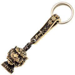 Фото Брелок Тигр, бронза