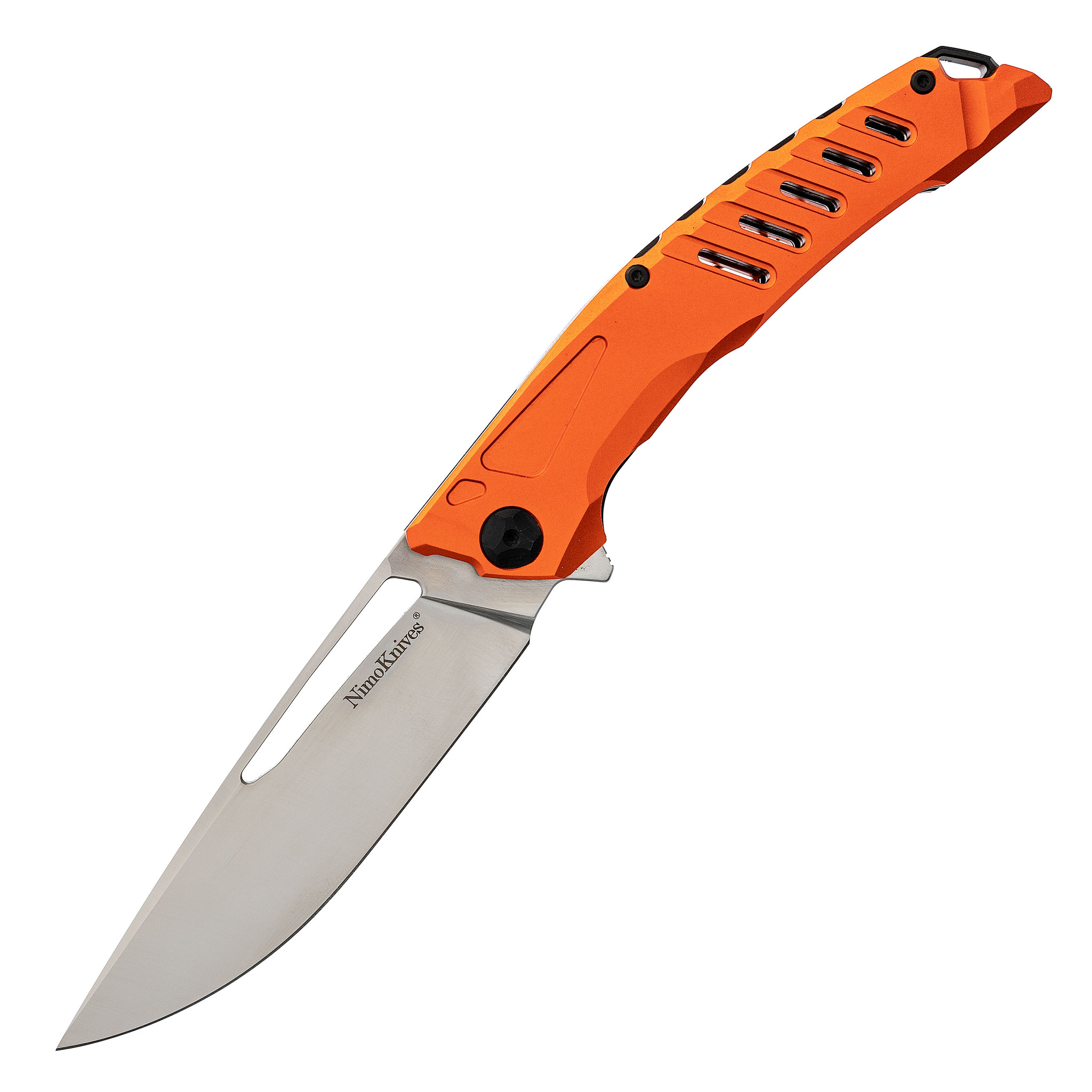 Складной нож Nimo Knives Orange, сталь D2, алюминий
