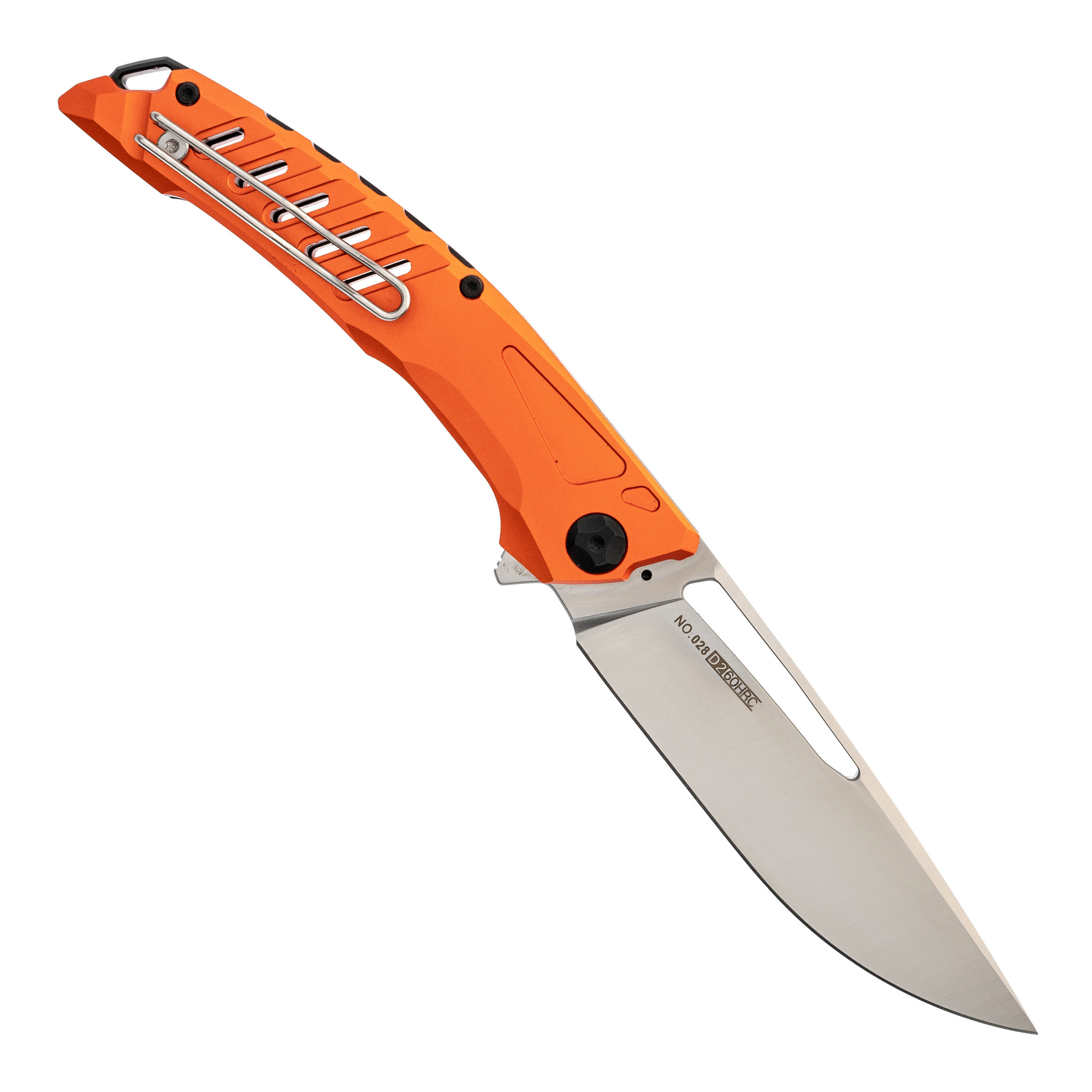 Складной нож Nimo Knives Orange, сталь D2, алюминий от Ножиков
