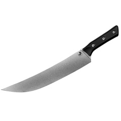 Фото Нож кухонный разделочный Microtech Butcher Knife, сталь M390MK, рукоять G10, черный