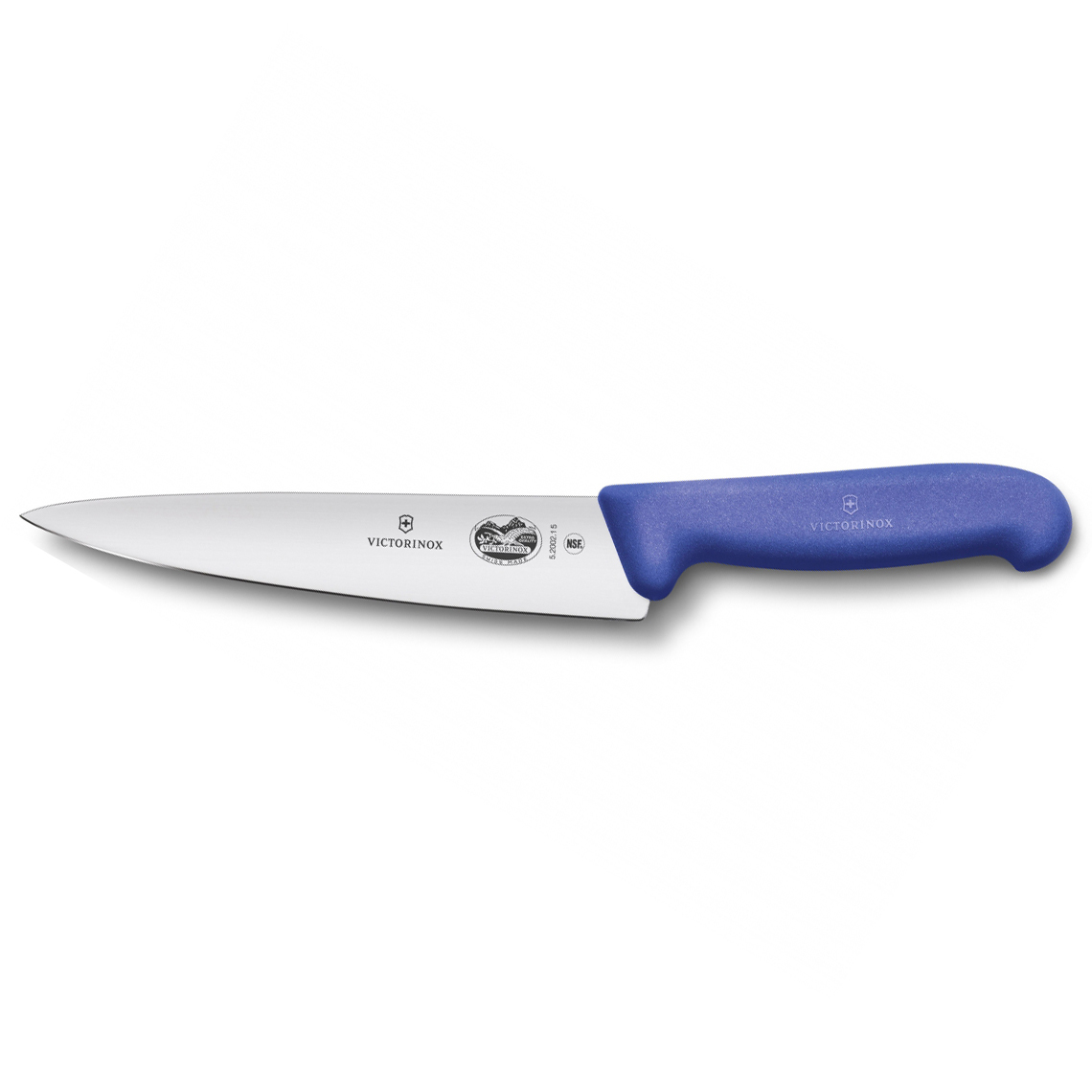 Кухонный нож Victorinox 5.2002.15, сталь X55CrMo14, рукоять TPE, синий - фото 2