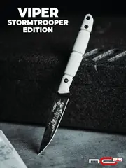 Фото Нож Viper LE Stormtrooper, сталь AUS-10 BSW, рукоятка G10 White