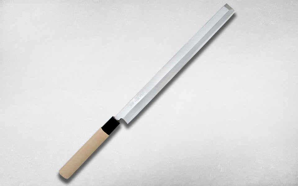 Нож кухонный Такохики 300 мм, Masahiro, 16231, сталь Ки Гами, магнолия, коричневый