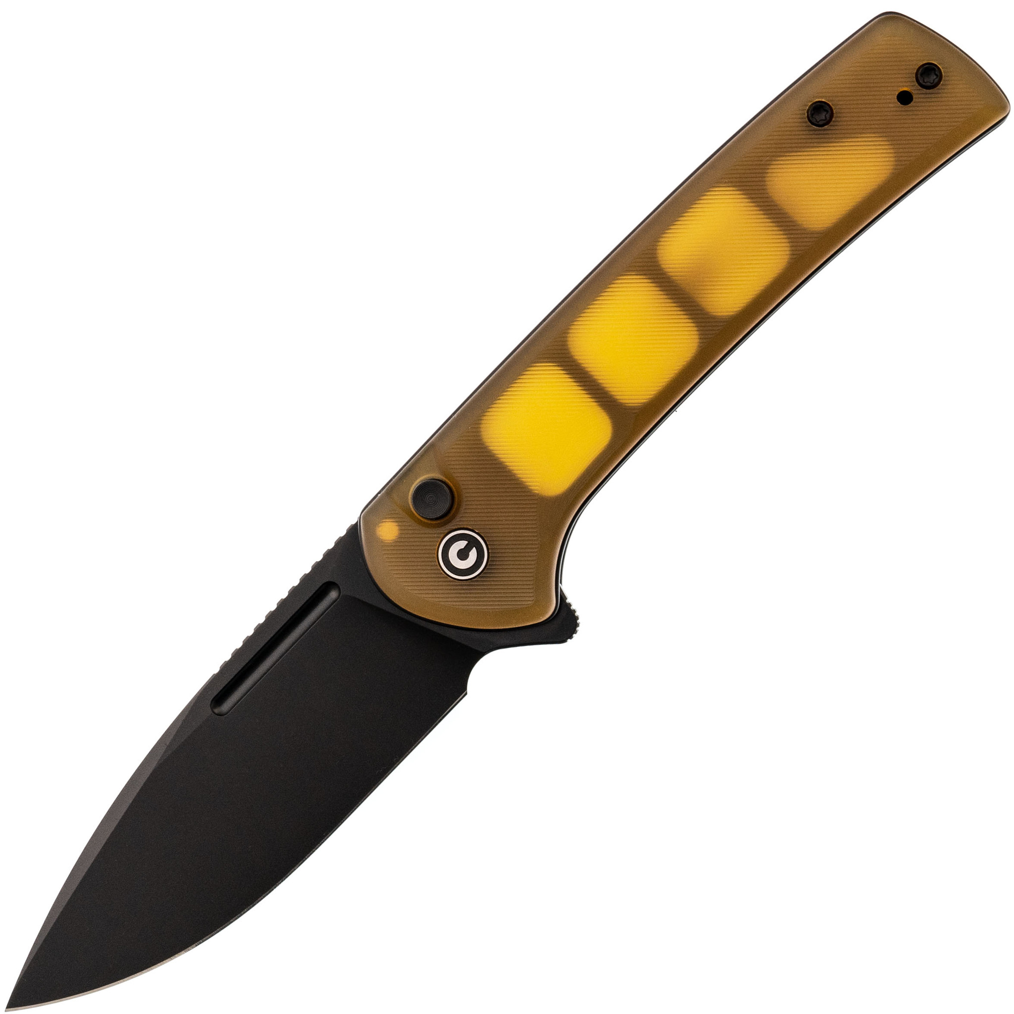 Складной нож Civivi Conspirator, сталь Nitro-V, рукоять Pei, желтый - фото 1