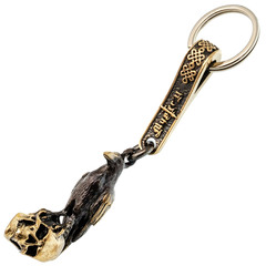 Фото Брелок Ворон, бронза