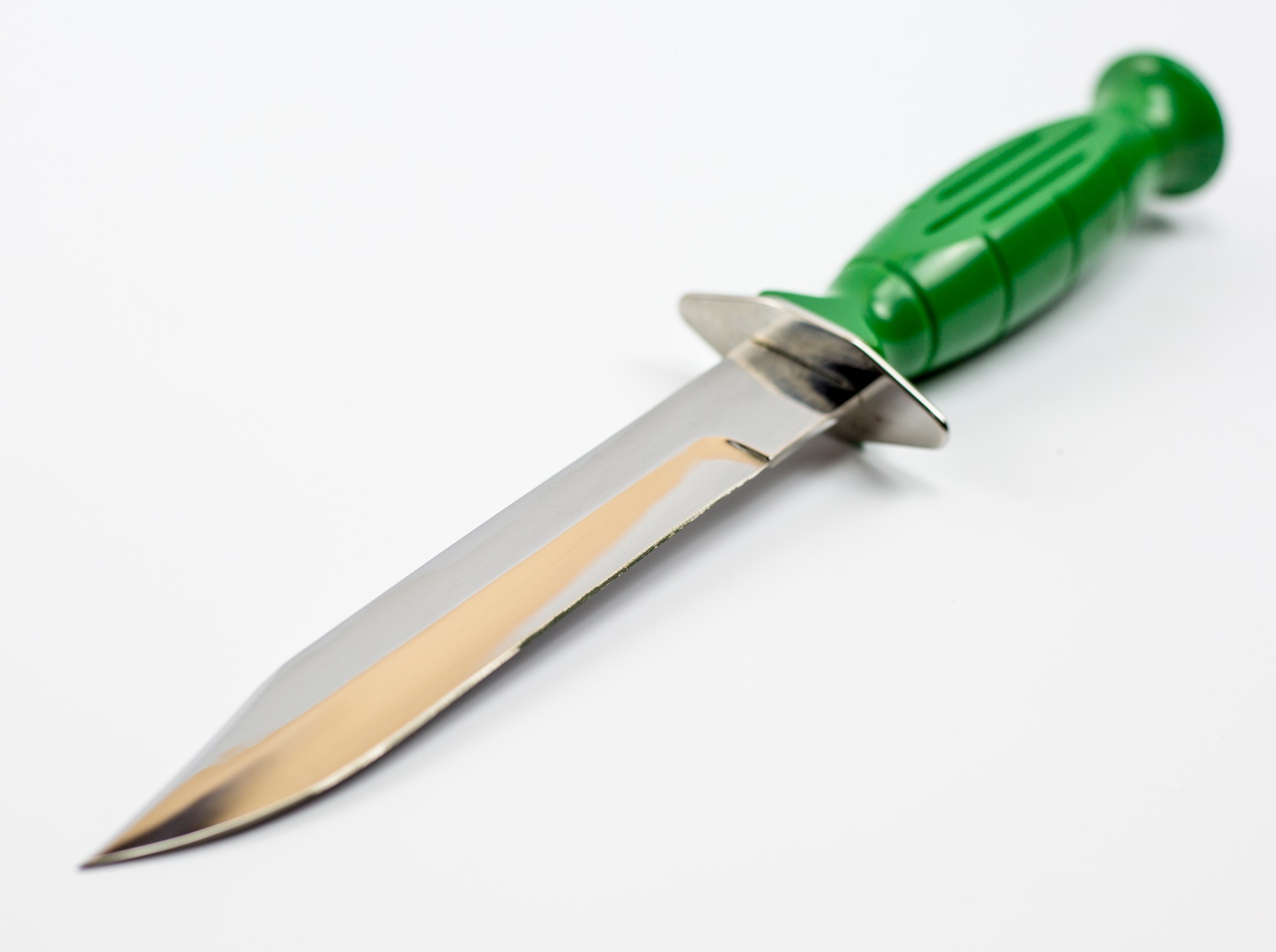 Нож НР-43 Вишня, зеленая, полированная - фото 3