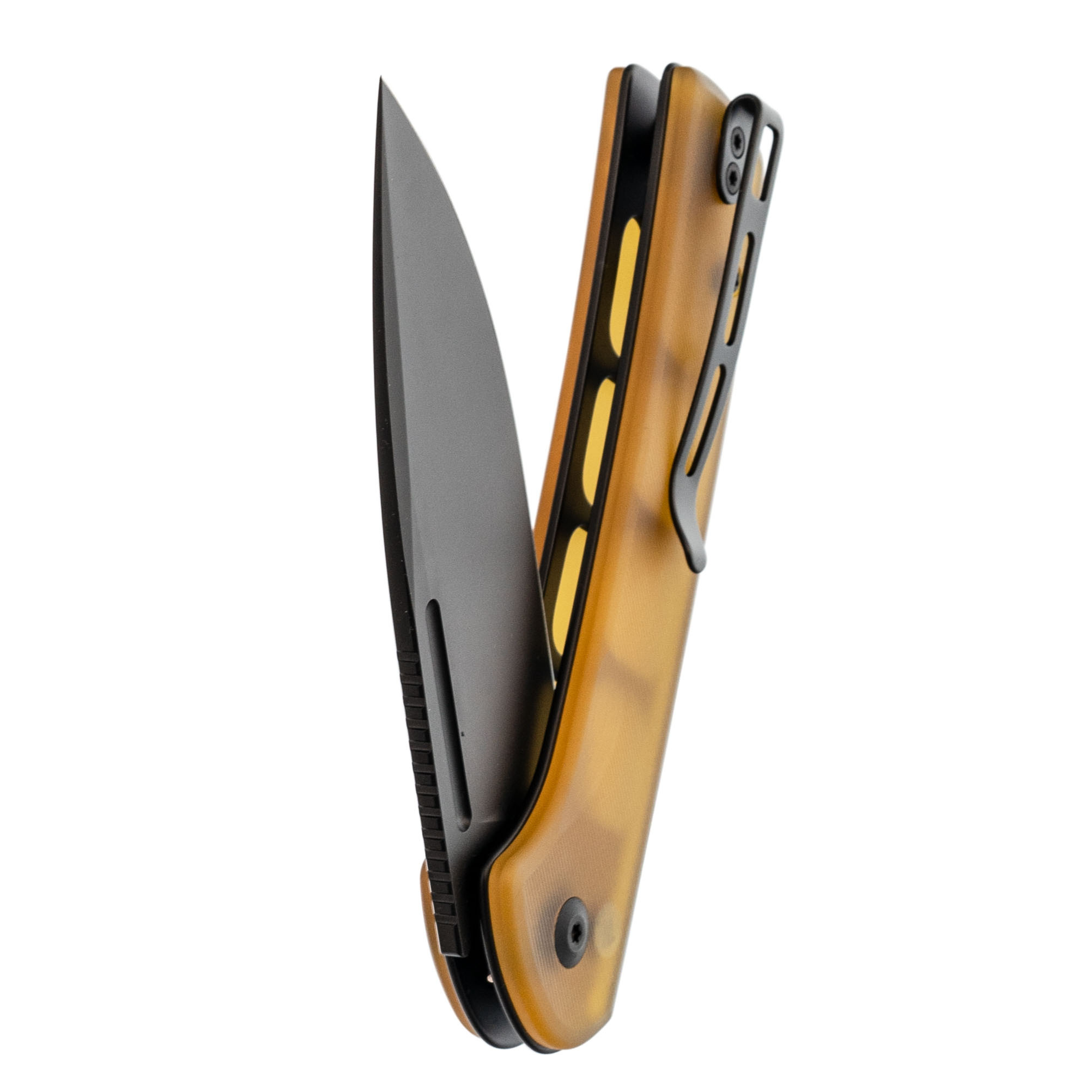 Складной нож Civivi Conspirator, сталь Nitro-V, рукоять Pei, желтый - фото 4