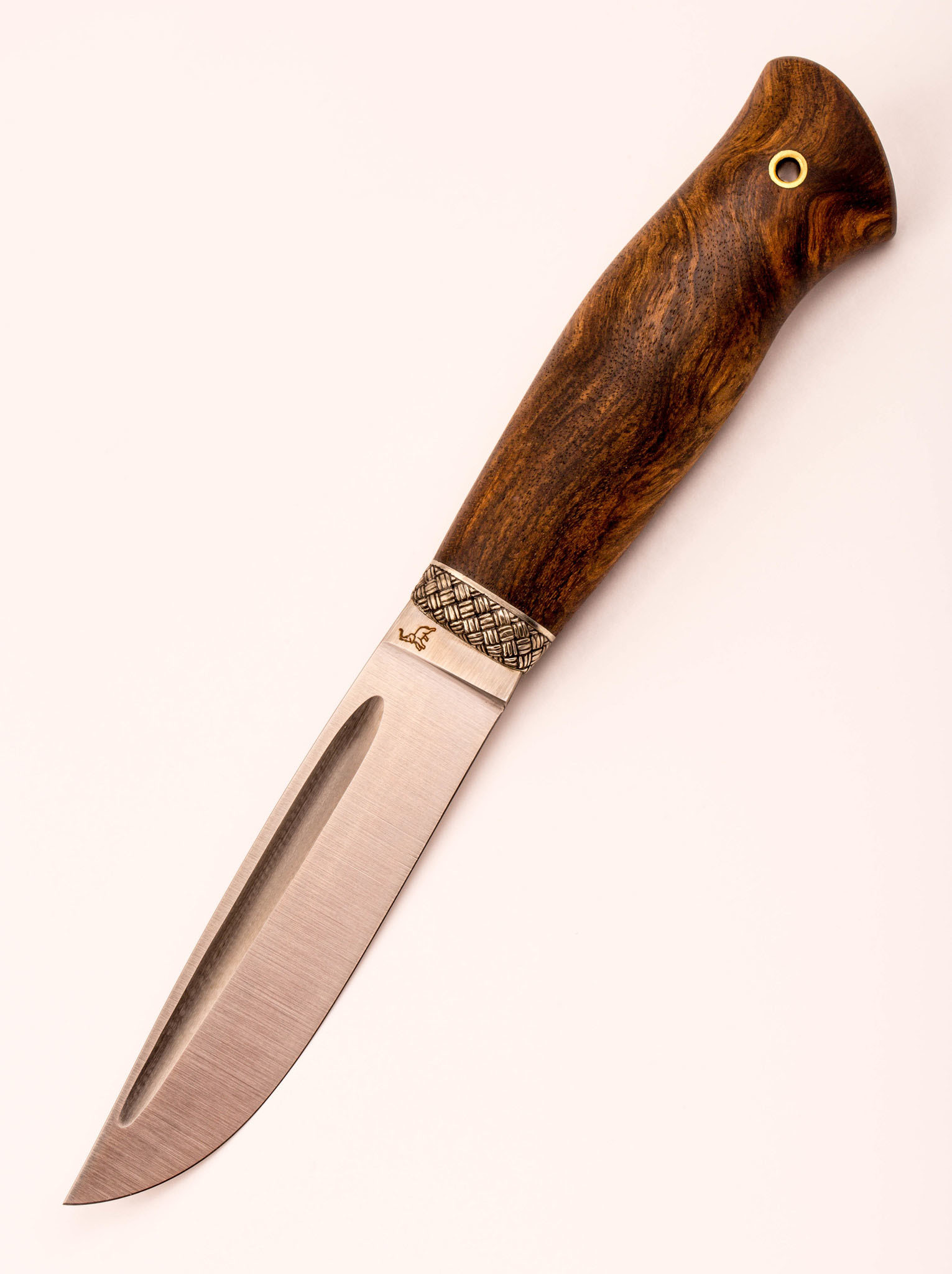 фото Нож финский c12, сталь m390, орех, слон
