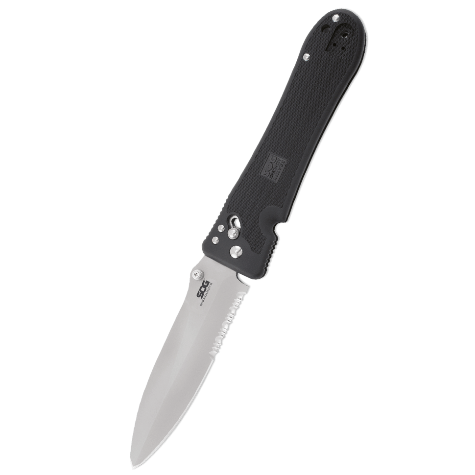 Складной нож Pentagon Elite II - SOG PE18 12.7 см, сталь VG-10, рукоять пластик GRN - фото 8