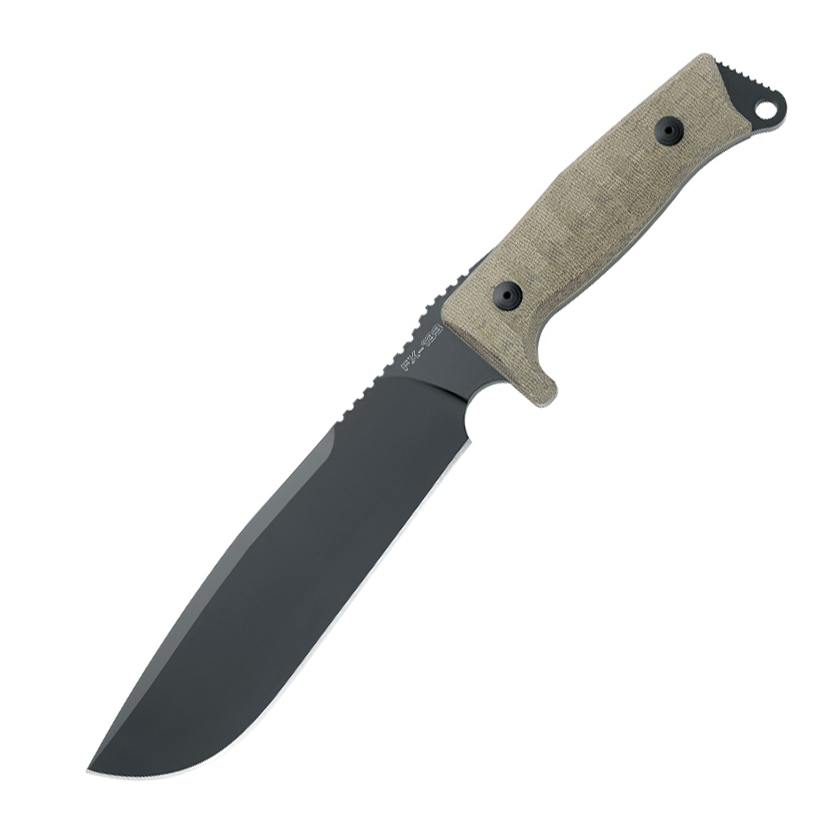 Нож Fox Combat Jungle, сталь N690, рукоять Микарта, серый