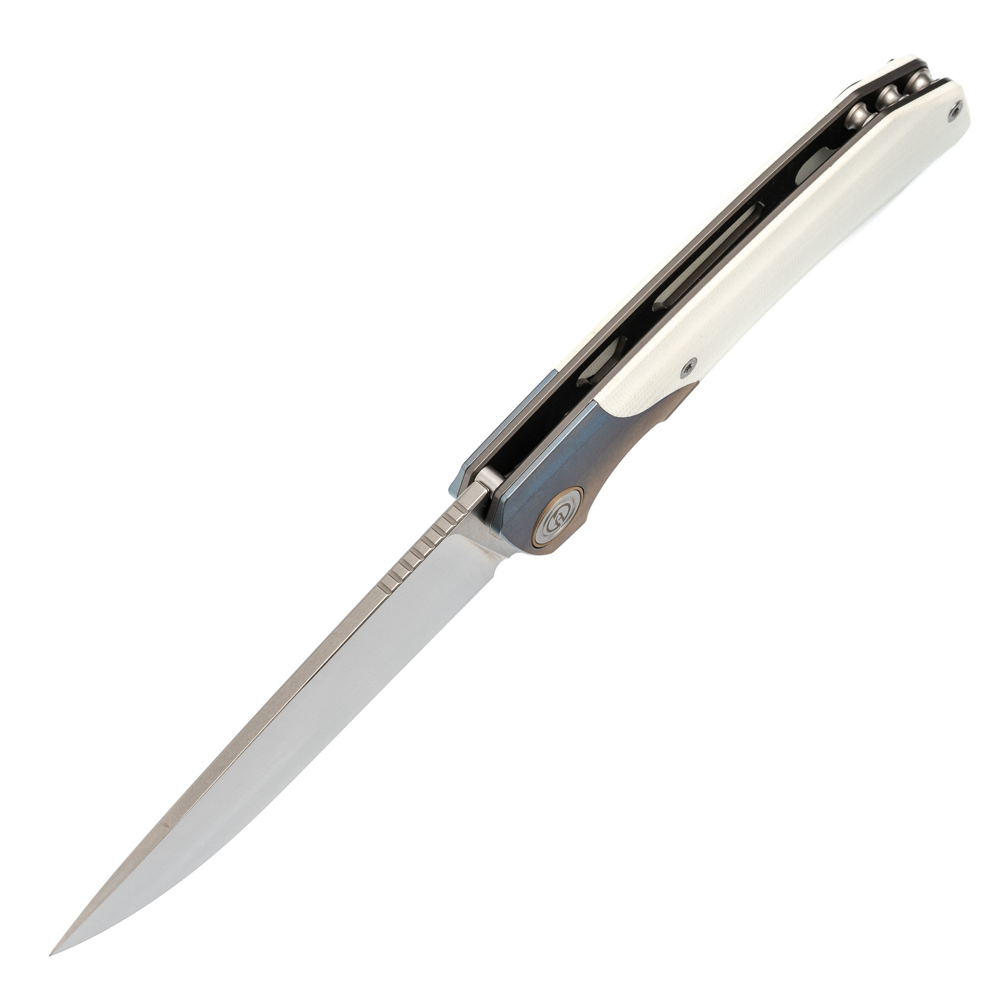 Складной нож Maxace Goliath White , сталь Bohler K110 - фото 2
