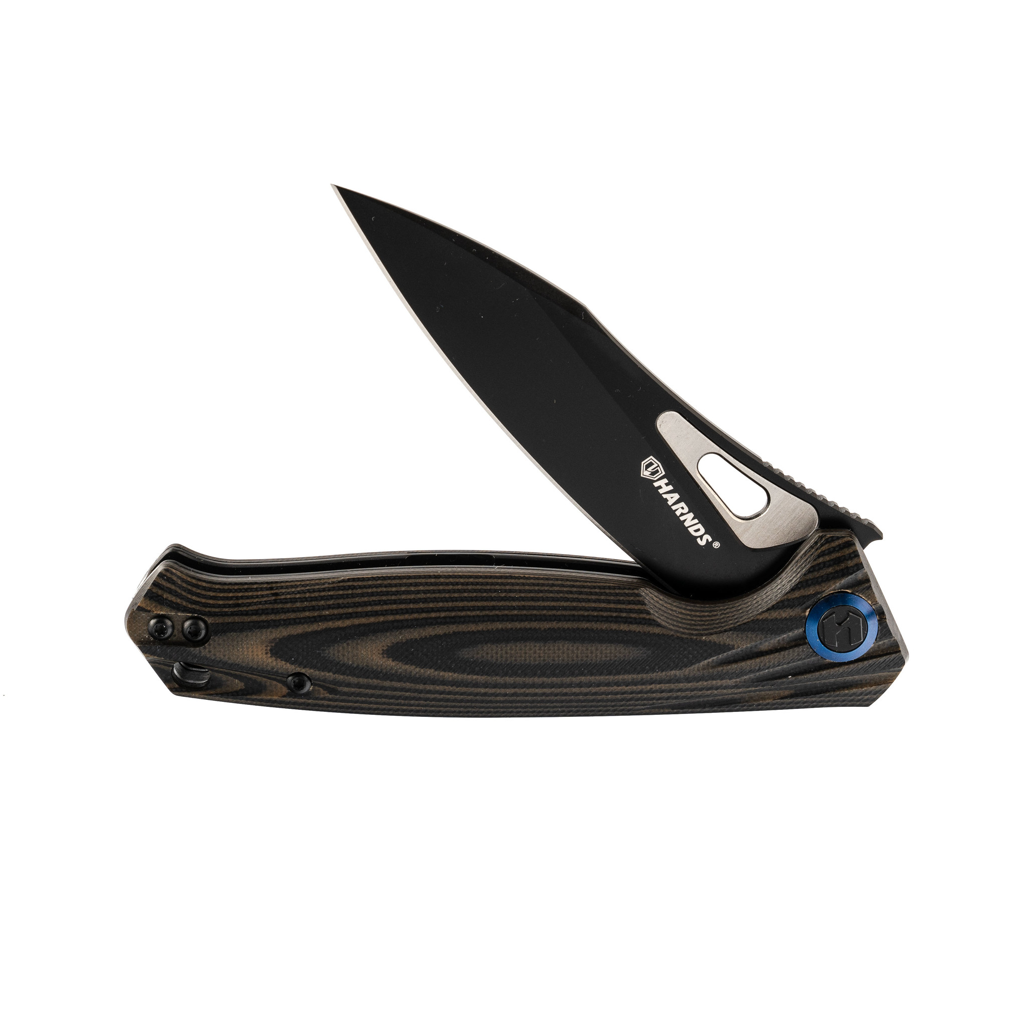 Складной нож HARNDS Falcon brown, сталь BOHLER K110 - фото 5