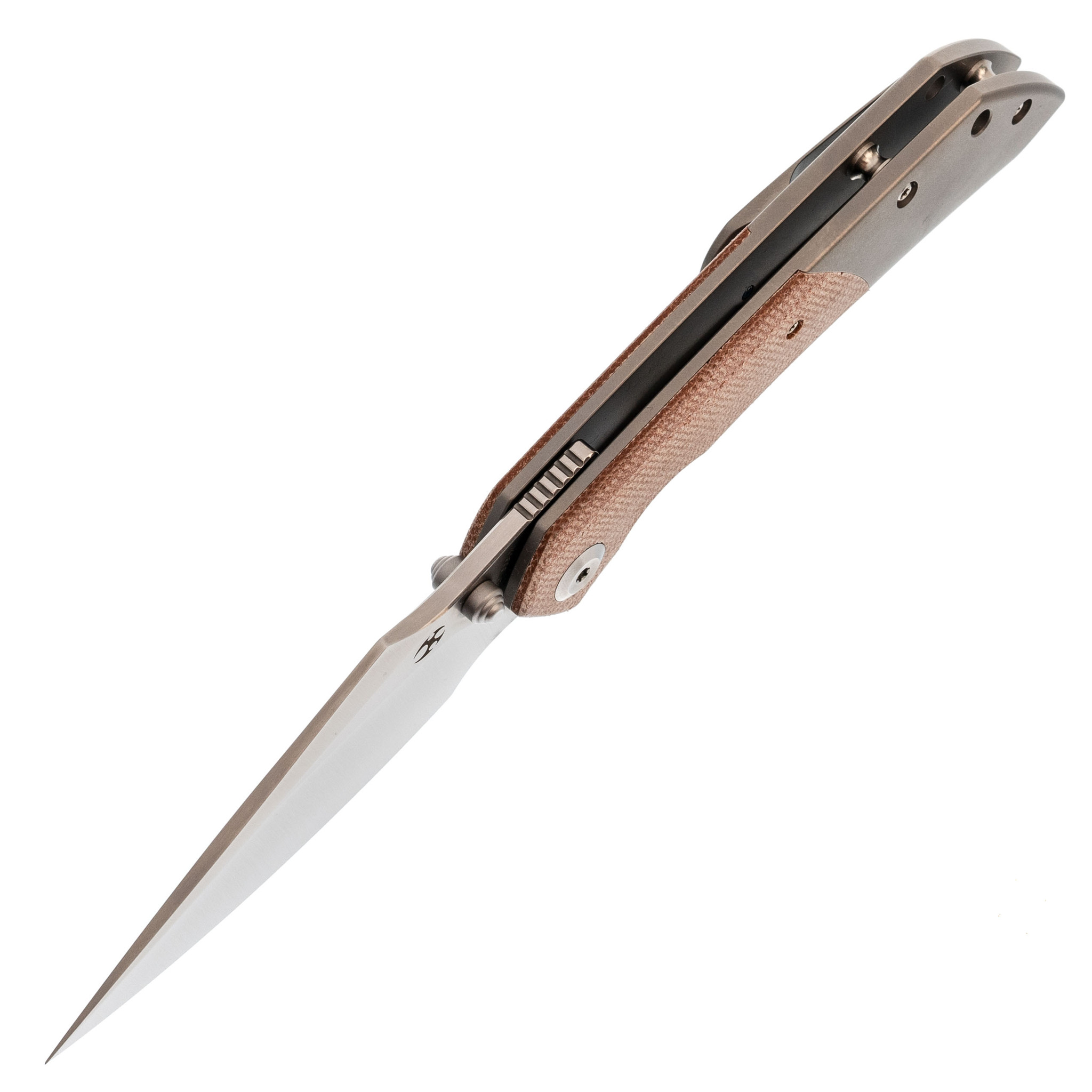 Складной нож Kansept knives Fenrir, сталь CPM-S35VN, микарта/титан - фото 2