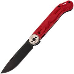 Фото Складной нож Перемен Мысь BW, сталь 8Cr14MoV, рукоять FRN, красный (подарок)