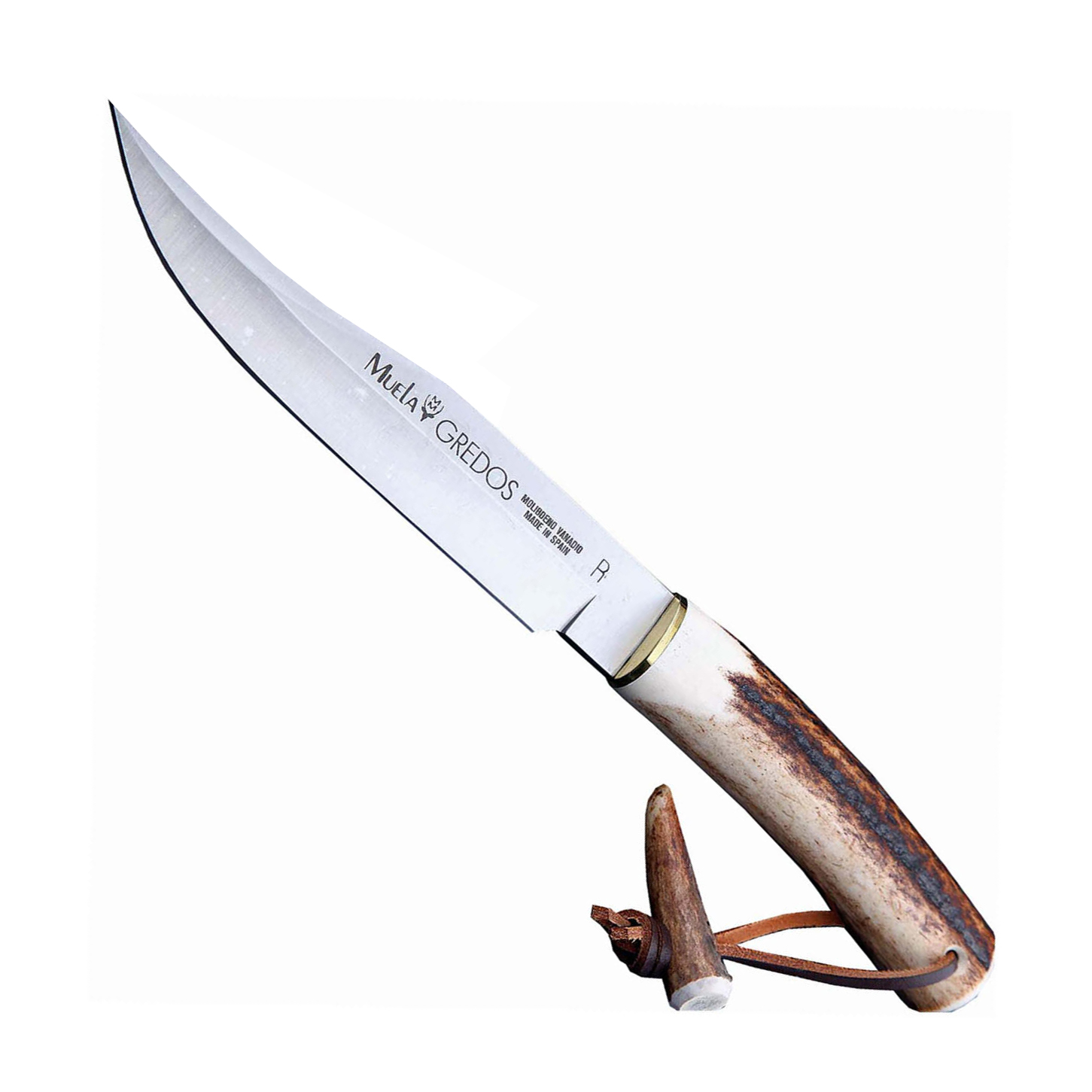 Нож с фиксированным клинком Gredos, Stag Handle 15.8 см. - фото 2