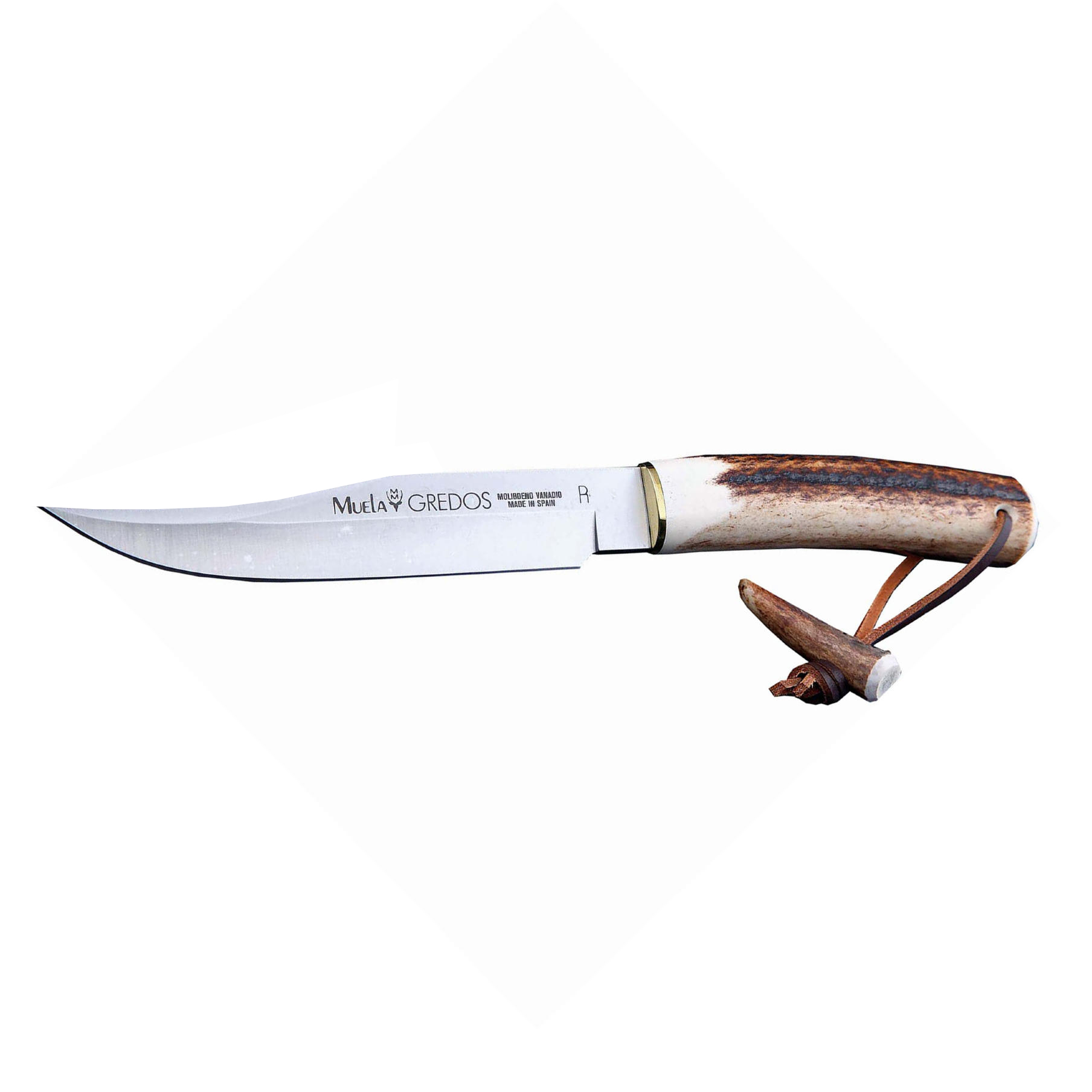 Нож с фиксированным клинком Gredos, Stag Handle 15.8 см. - фото 3